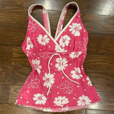 Bxoxo Harajuku Everyday Vintage Women Tank Vest Tops Streetwear Holidays All-match Hip-Hop Chic Floral Pattern Print Fashion Crop Tops